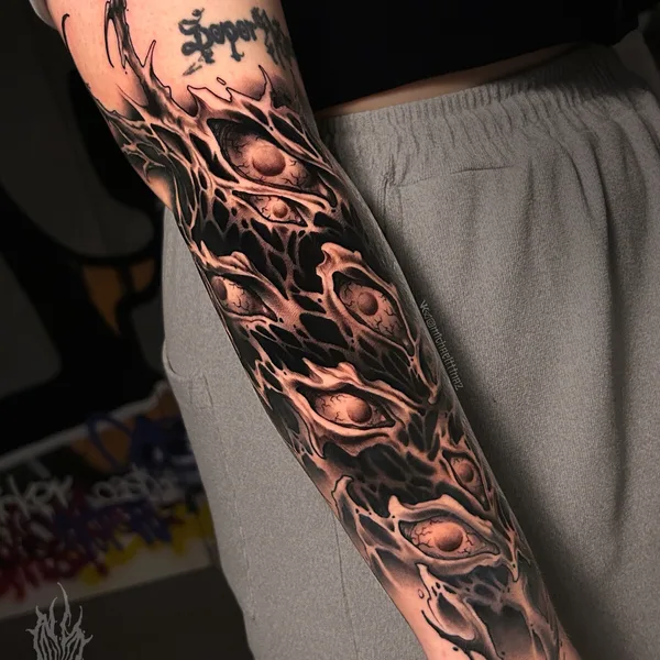 Horror tattoo by Миша Назаров in Саратов