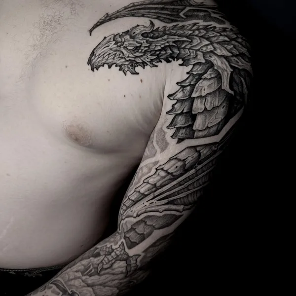 whipshading tattoo by Александр Шкуратов in Moscow