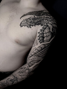 Graphic tattoo