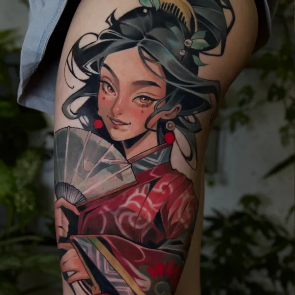 New School tattoo by Анна Рубиросса in Saint Petersburg