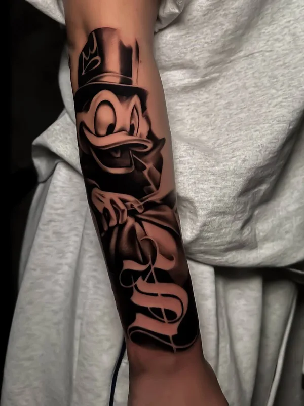 black and grey black and grey Tatuagem em forearm #97695 | Tatuador Виолетта Мартынова 
