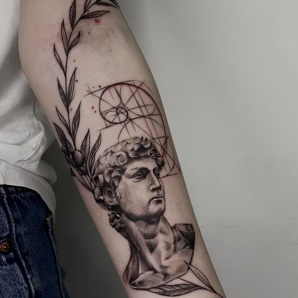 Watercolor tattoo by Наталия Гук in Moscow