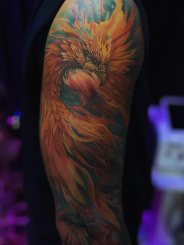 male color illustrative татуировка на sleeve #92597 | Тату мастер Наталия Гук
