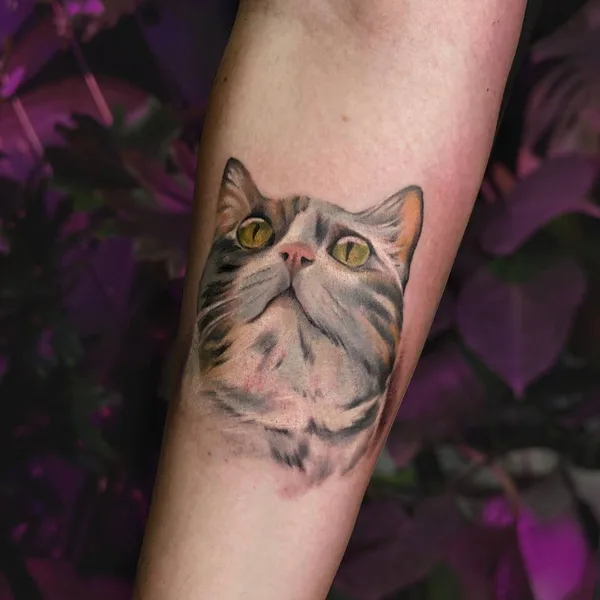 Watercolor tattoo by Наталия Гук in Moscow