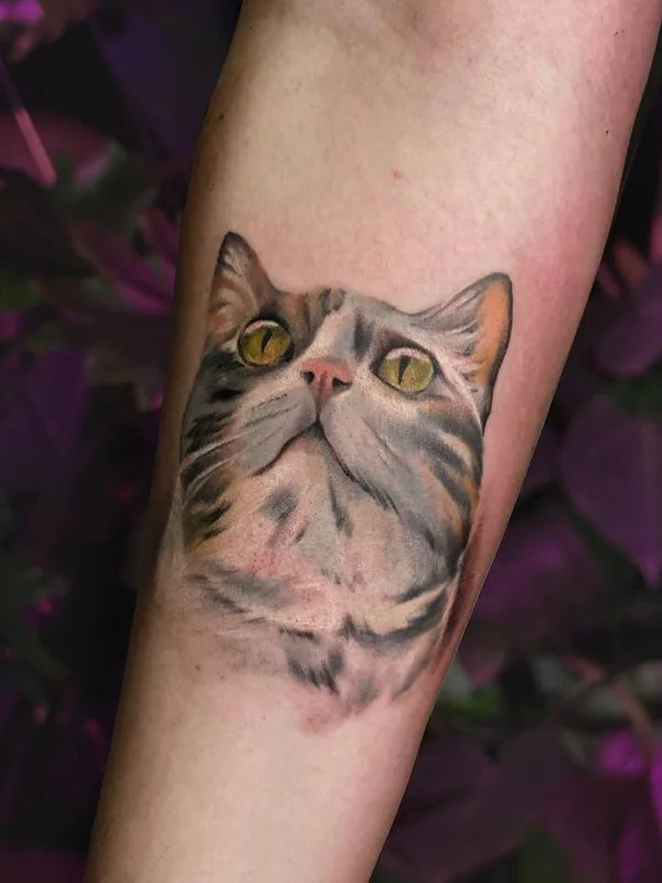 male color realism татуировка на forearm #100845 | Тату мастер Наталия Гук