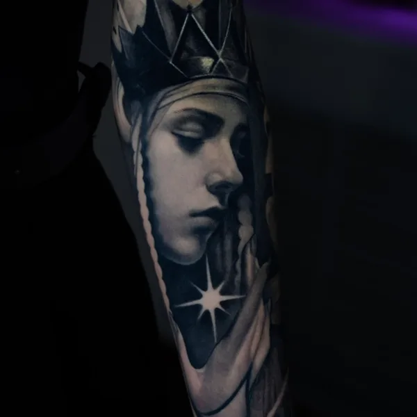 Realism tattoo by Анастасия Юсупова CAT_KABUKI in Saint Petersburg