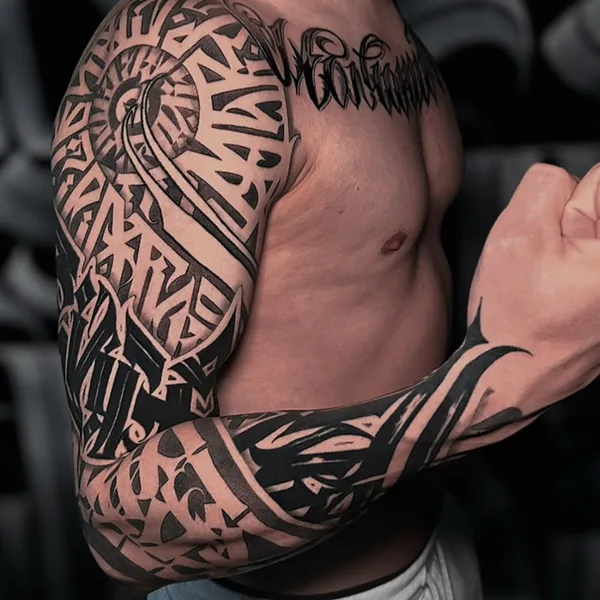 Lettering tattoo by Антон Лебедев in Moscow