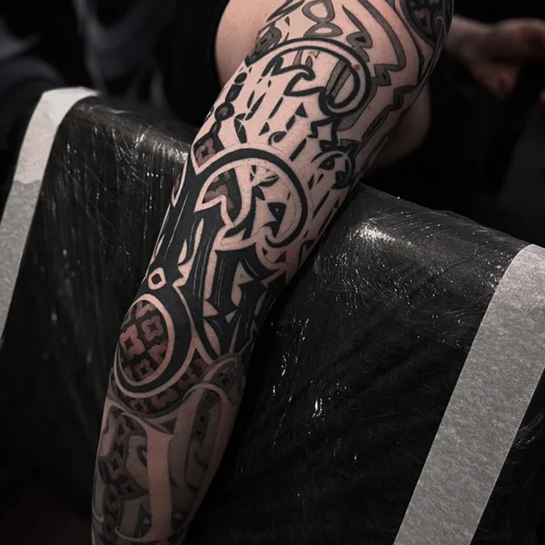Lettering tattoo by Антон Лебедев in Moscow