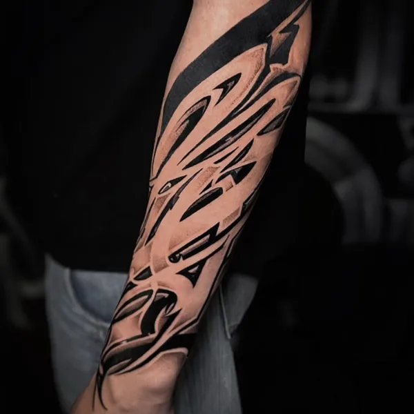 Lettering tattoo by Антон Лебедев in Moscow