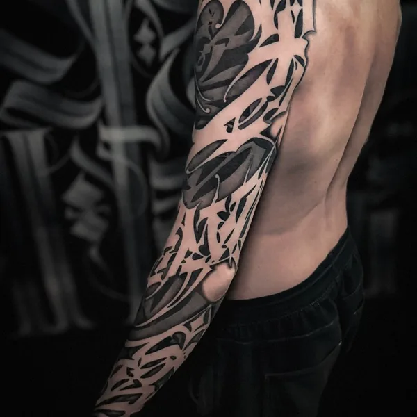 Lettering tattoo by Антон Лебедев in Moscow