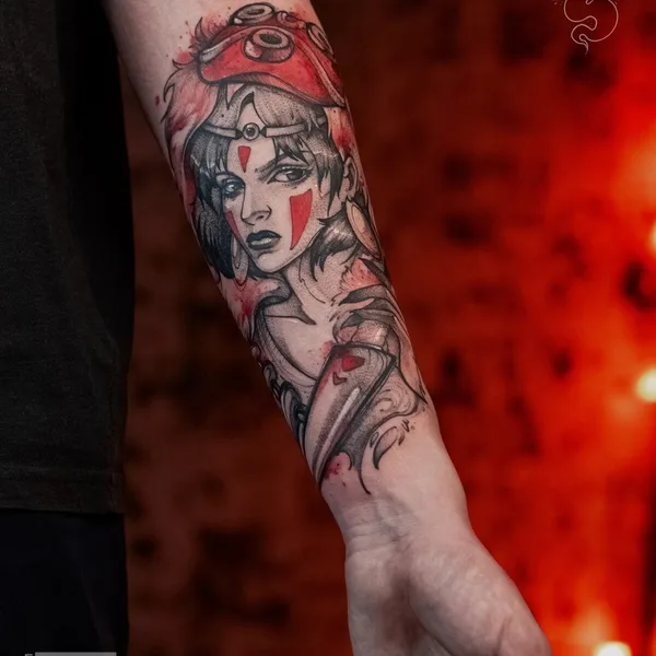 Watercolor tattoo by Софья Ивановская in Saint Petersburg