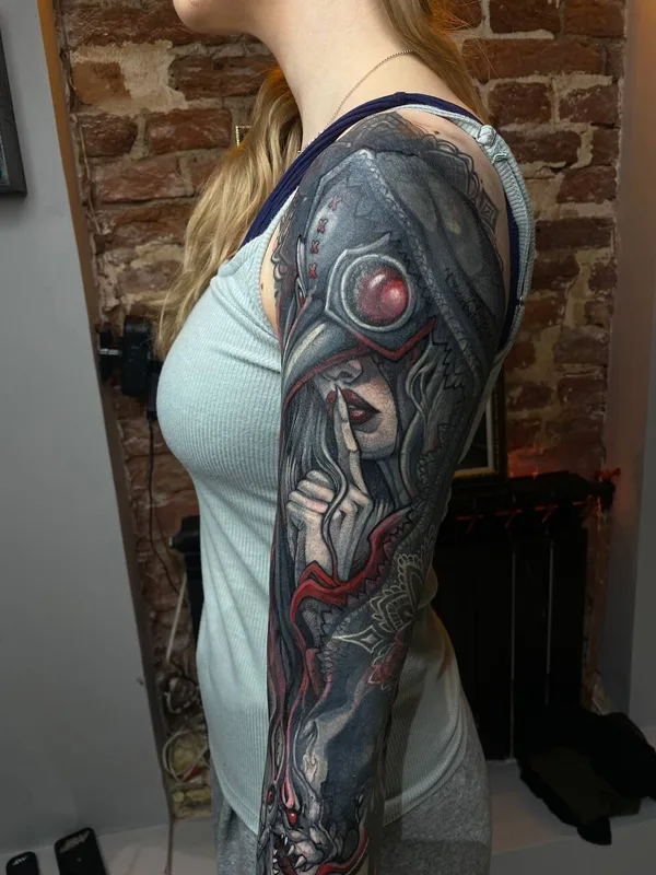 Tatuaggio #105143 | Tatuatore Софья Ивановская