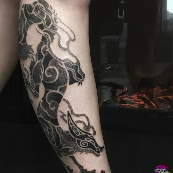 Dotwork tattoo by Александр Снегин in Тамбов