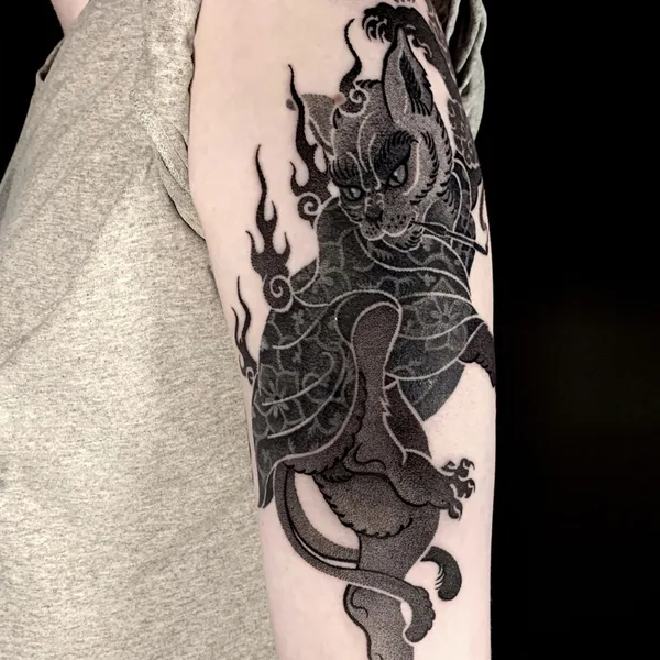 Dotwork tattoo by Александр Снегин in Тамбов