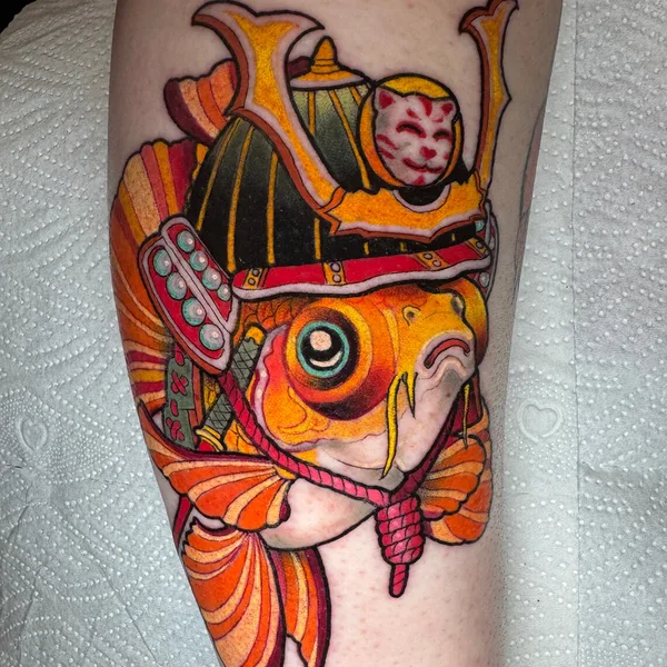 Neo Traditional tattoo by Cristopher Mendez in Valencia