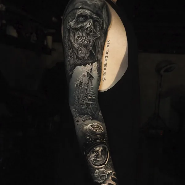 Realism tattoo by Саня Сумрак in Moscow