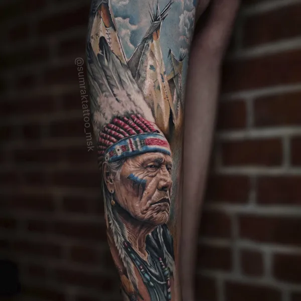 Realism tattoo by Саня Сумрак in Moscow