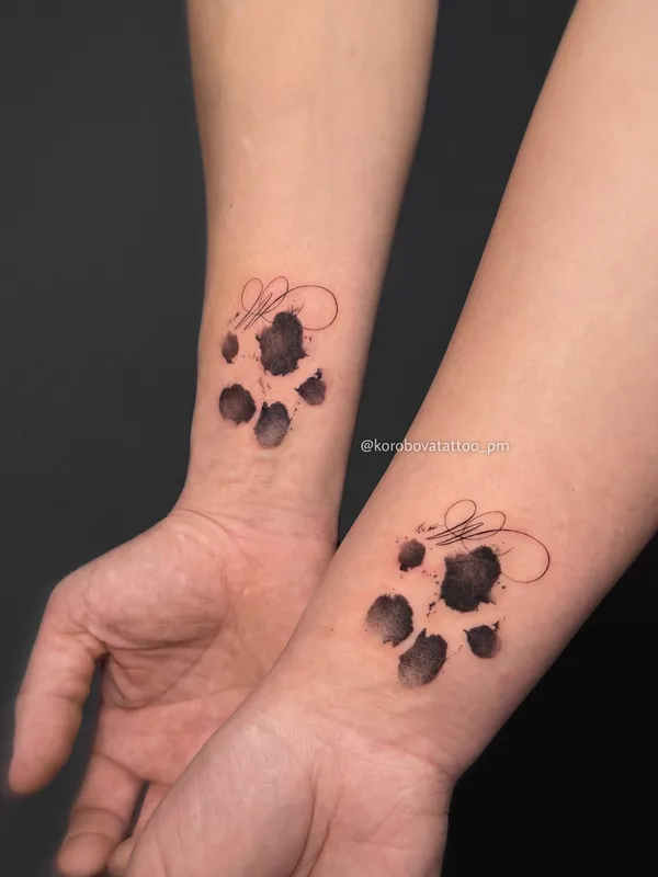 black microrealism tattoo on wrist #104563 | Tattoo Artist Елена Коробова