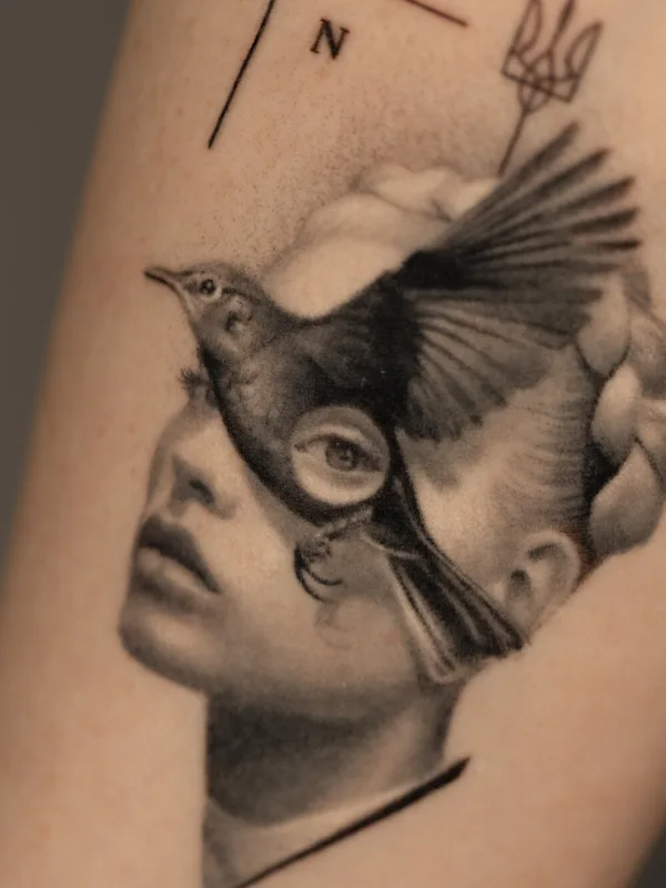 blackandgrey realism Tatuagem #104486 | Tatuador Vytautas Vy