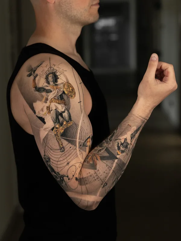 color realism Tatuagem #104502 | Tatuador Vytautas Vy
