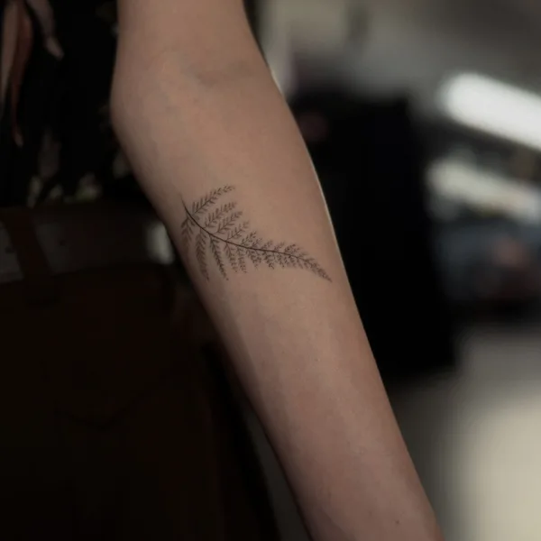 Graphic tattoo by Liza in Berlin
