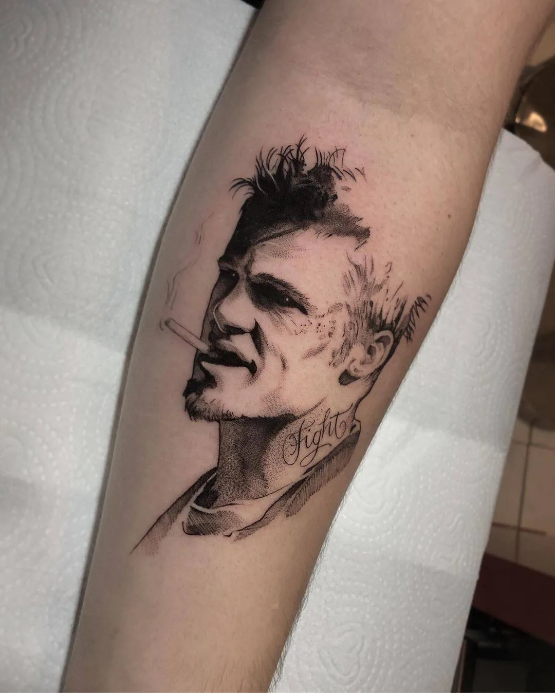 Fight Club tattoo J. Araujoo