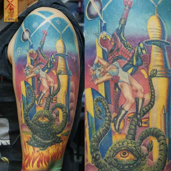 Авторская tattoo by Макс Калашников in Санкт-Петербург