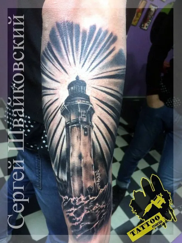 black and grey black and grey tattoo on forearm #24677 | Tattoo Artist Serg Shvayko