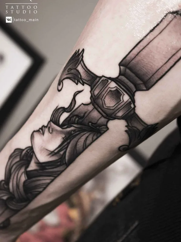 black and grey black and grey татуировка на forearm #19482 | Тату мастер Богдан 