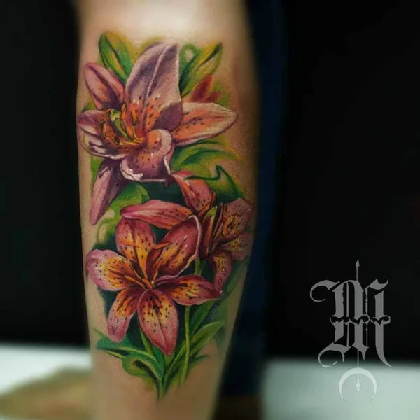 Watercolor tattoo by Наталья Комарова in Saint Petersburg