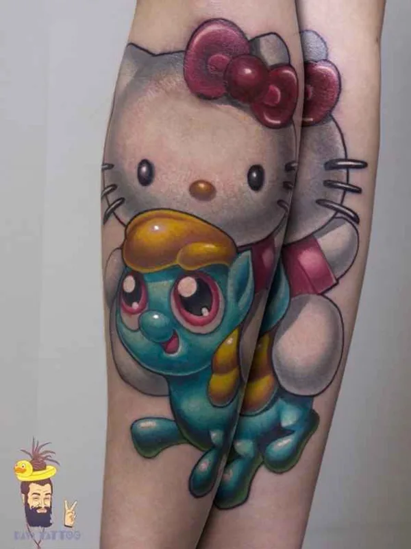 Нео традиционная tattoo by Дави Татумастерян in Краснодар