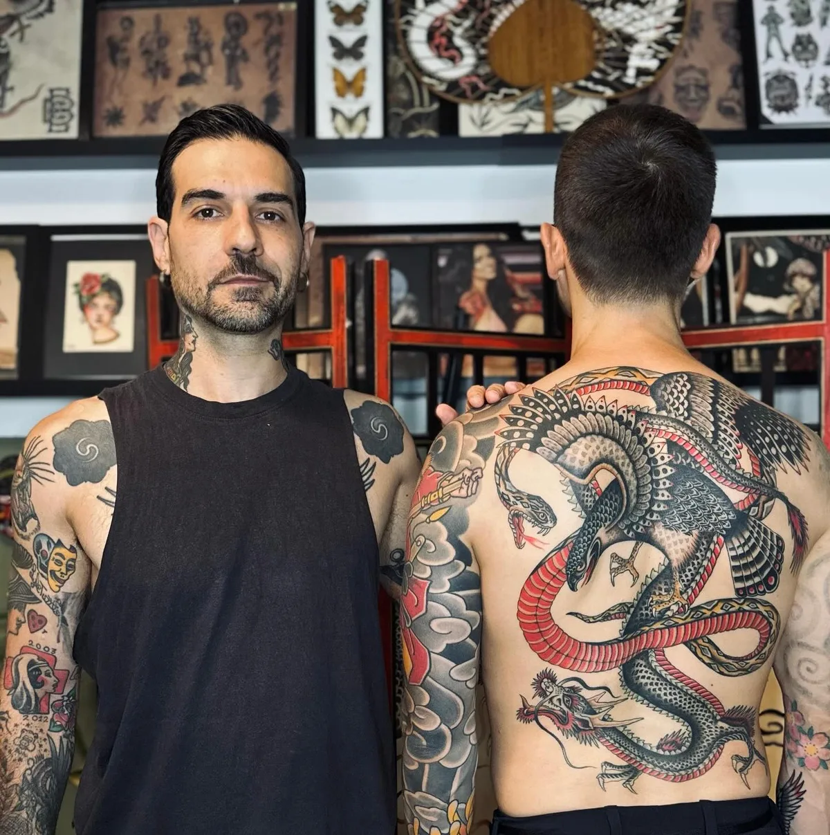Tattoo artist from Milan Giorgio Tartarotti
