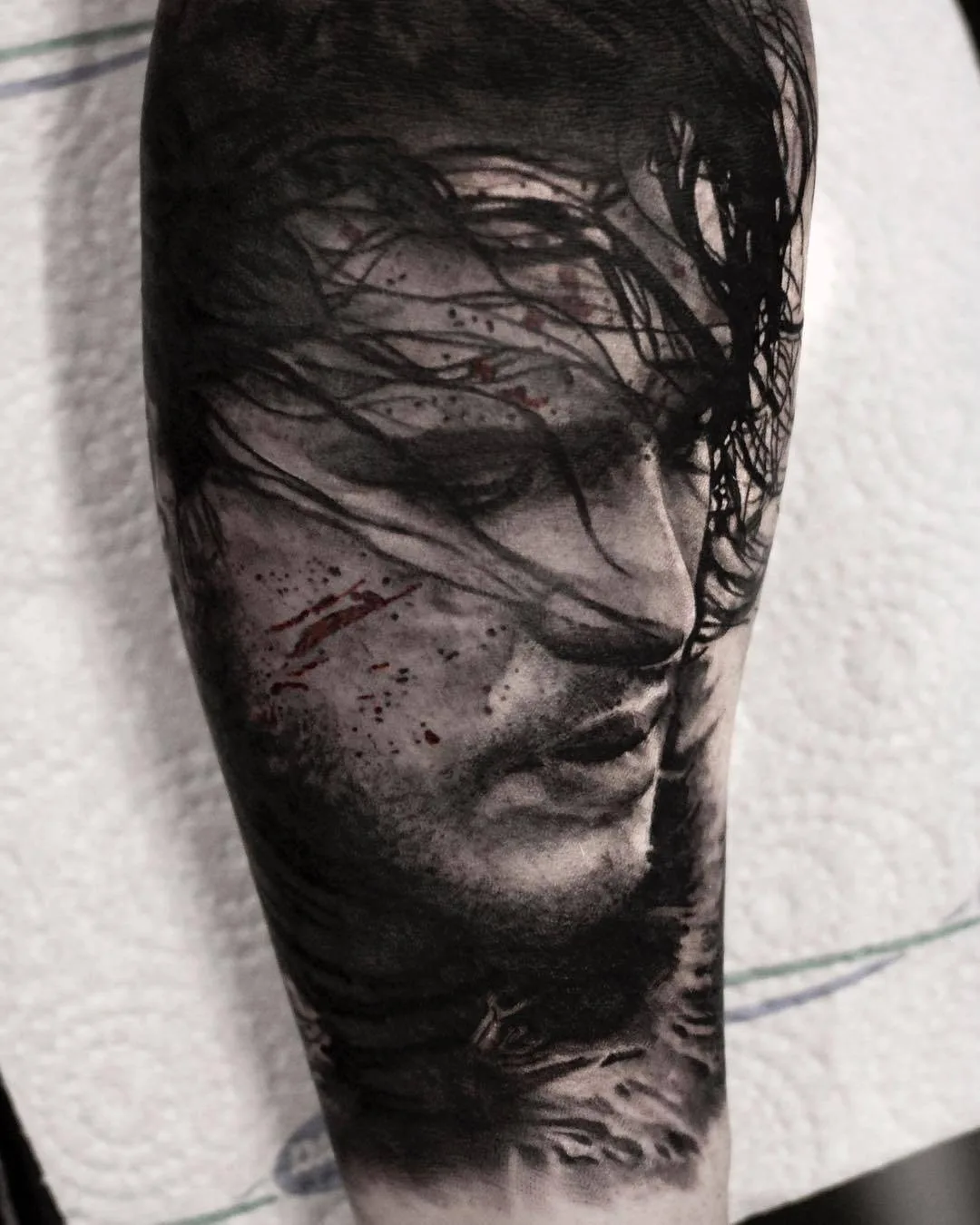 Tattoo artist Stefan Müller