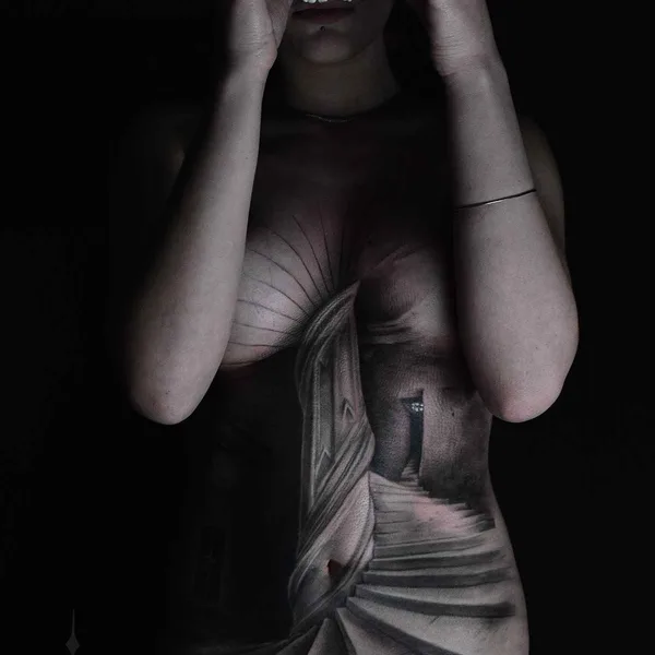 Realism tattoo by Mihail & Polina in Пермь