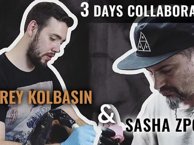 3 Days Tattoo collaboration: Andrey Kolbasin & Sasha zPoint