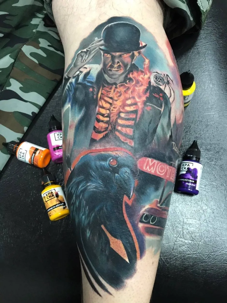 Тату мастер Дмитрий Задорожный | ProTeam КРАСКА Tattoo ink | Цветной тату реализм