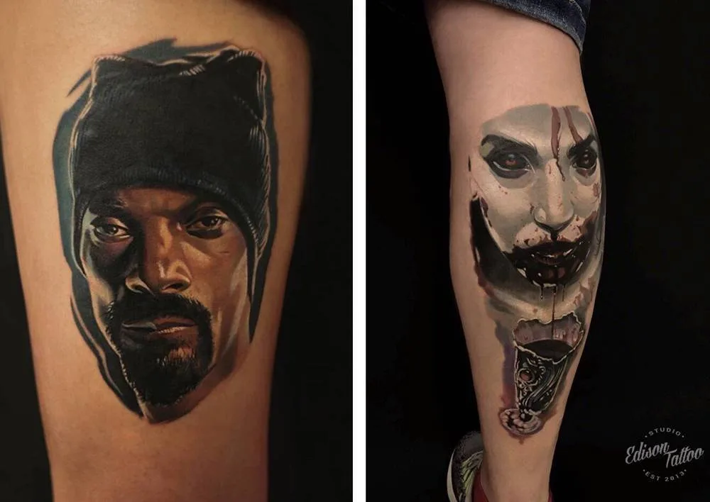 Тату мастер Дмитрий Задорожный | ProTeam КРАСКА Tattoo ink | Цветной тату реализм