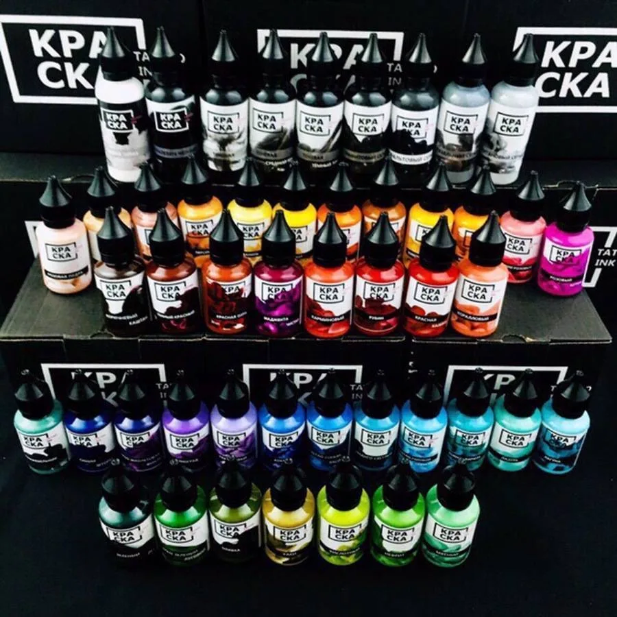 КРАСКА Tattoo Ink - Российский производитель пигментов для татуировки