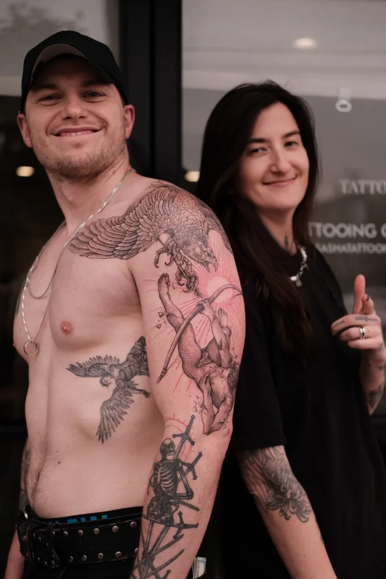 Tattoo artist Lesya Crow (@lescrowtattoo)