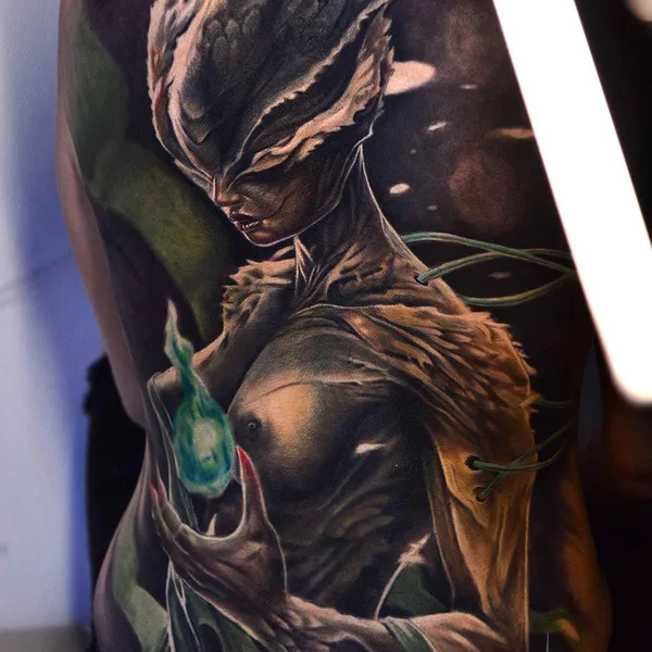 Realism tattoo by Mihail & Polina in Пермь