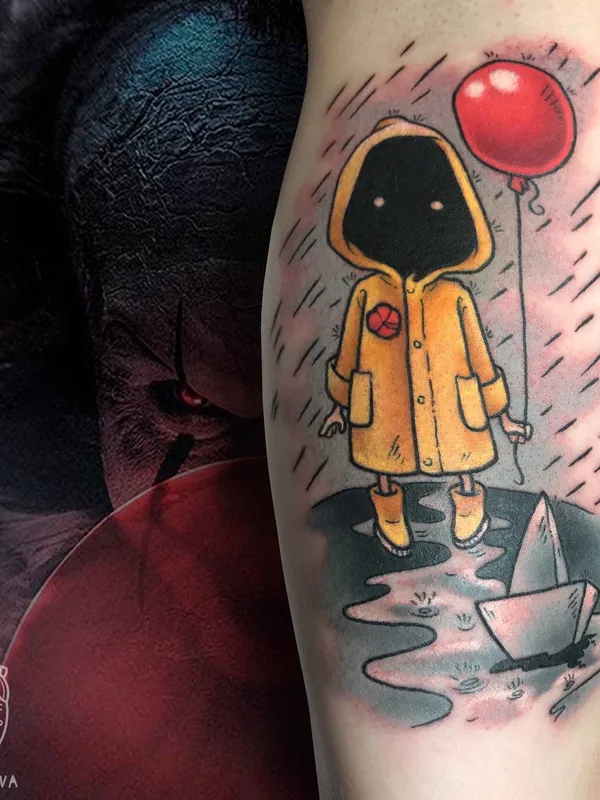 Нью Скул tattoo by Natali Korotkova in Санкт-Петербург
