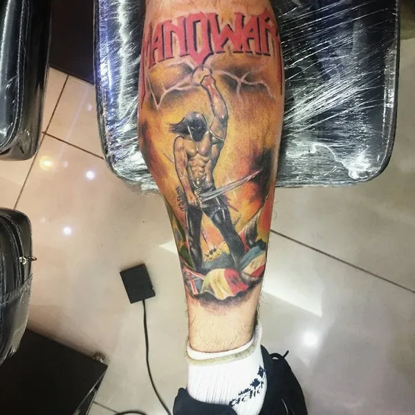 Traditional tattoo by Camilo Prat in Santiago