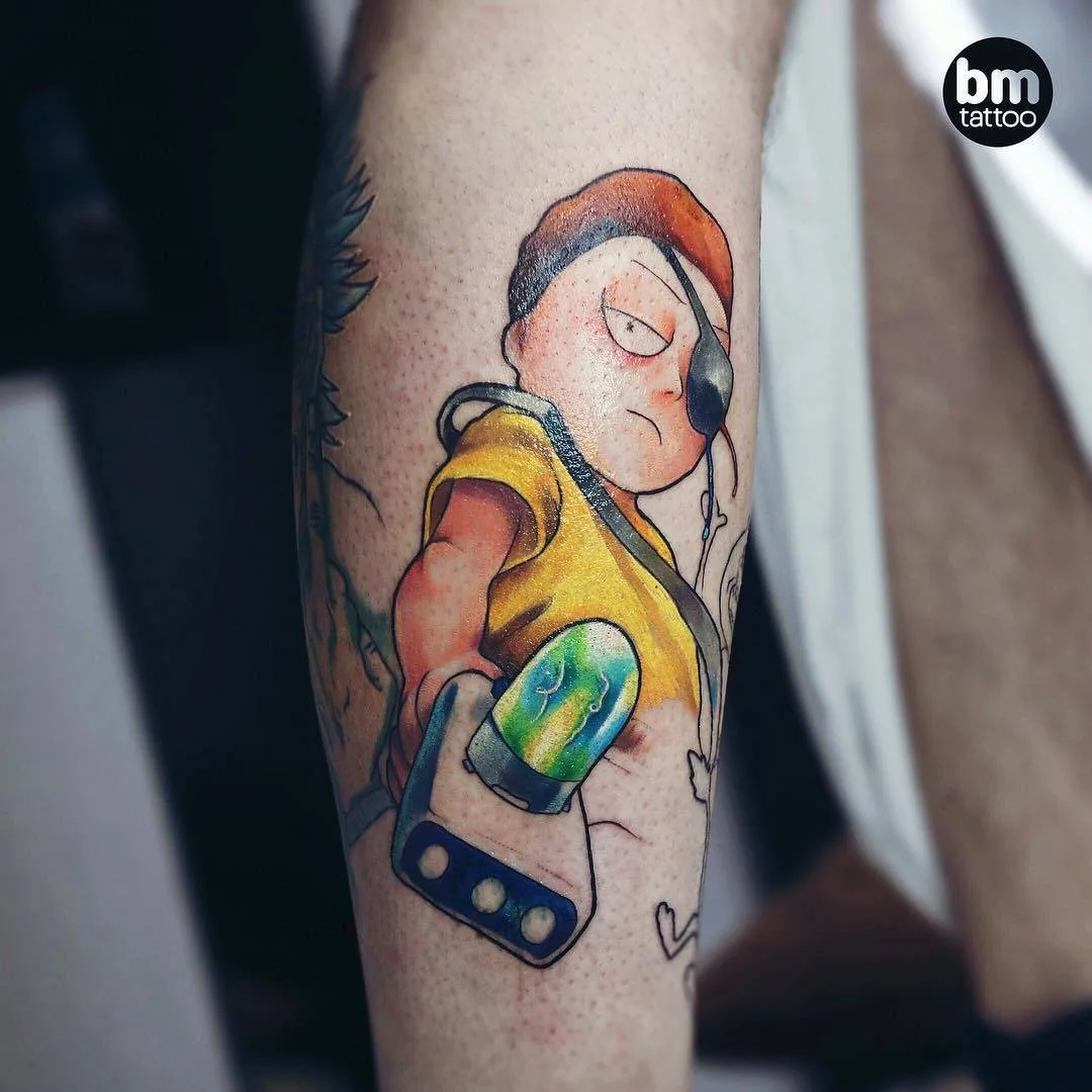 Rick and Morty tattoo