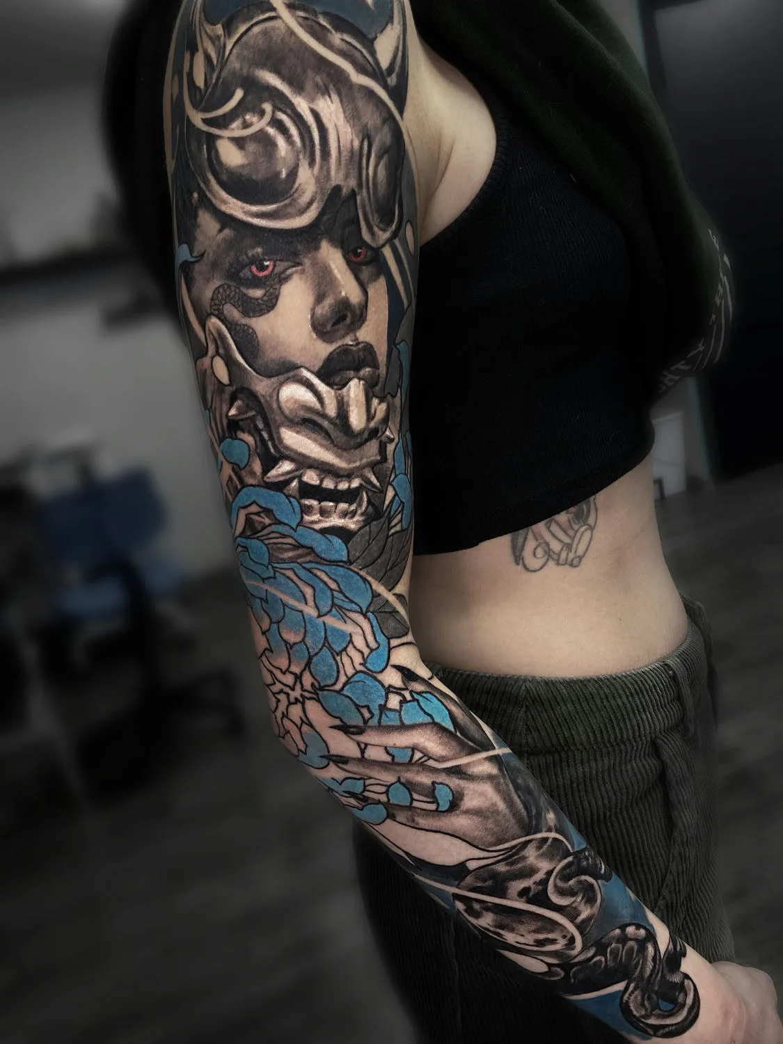 Tattoo artist Maria Tzimisk