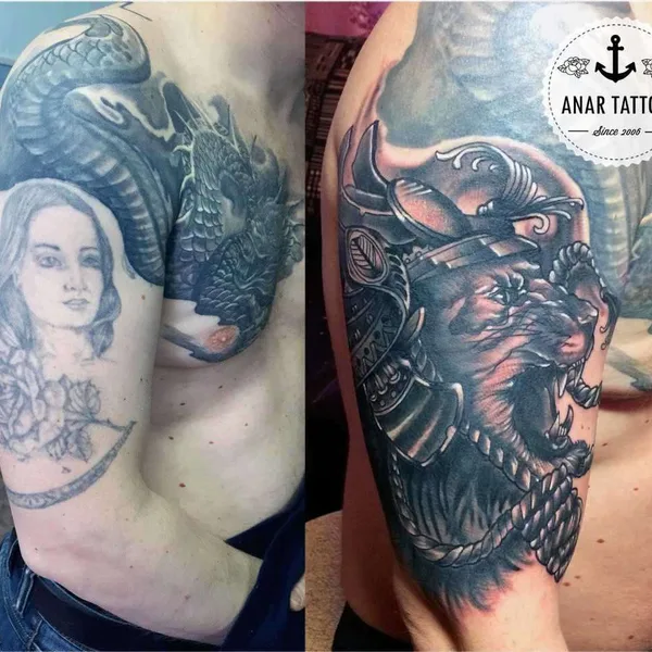 dot work tattoo by ANAR AKMEDOV in Санкт-Петербург