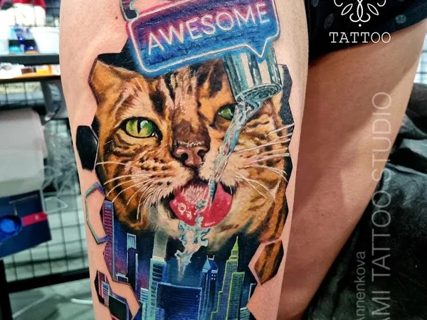 "Miami Tattoo" Vancouver, Canada.