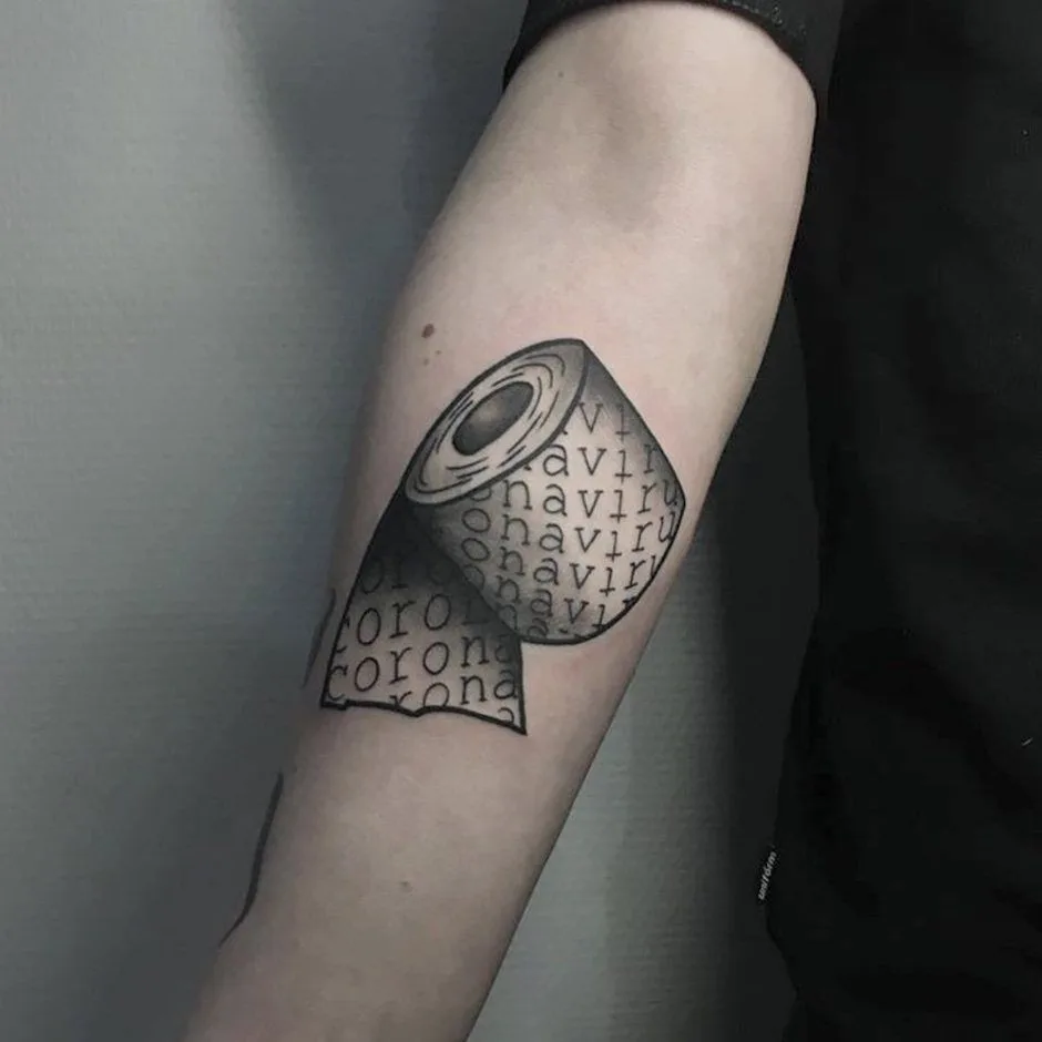 COVID-19 tattoo, Coronavirus tattoo 2020
