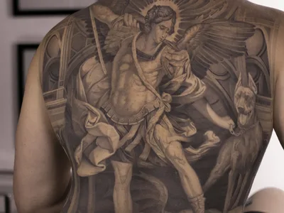 The "Roman Empire" in Evgeny Antsupov's Monumental Tattoos