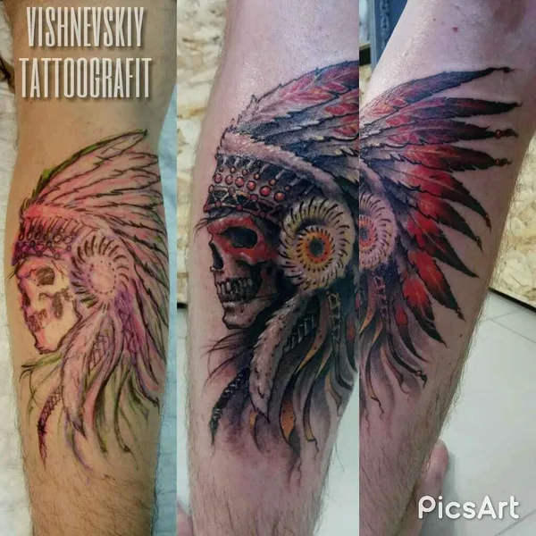 Орнаментальная tattoo by Андрей Вишневский in Ростов-на-Дону