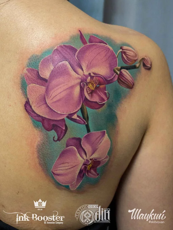 color realism tattoo auf shoulder blade #8009 | Tätowierer Владимир Шацкий